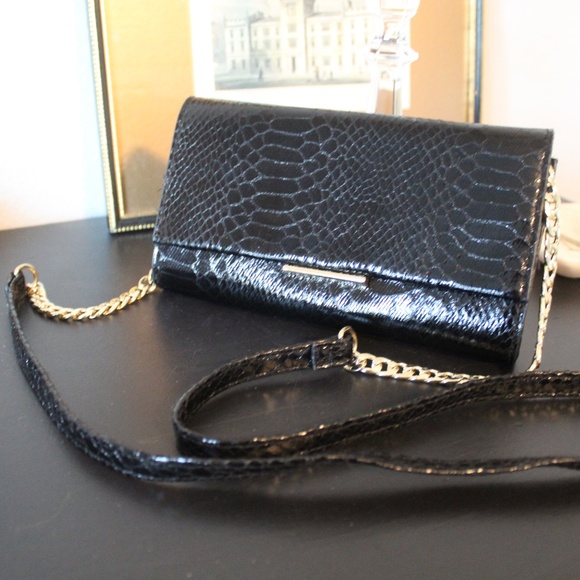 Black Crossbody Clutch Bag - Express - Picture 2 of 6